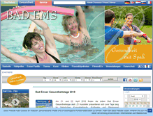 Tablet Screenshot of gesundheit.bad-ems.info
